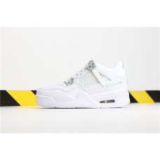 Best And Cheap Air Jordan 4 Shoes All White For Kid